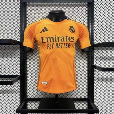 لباس رئال مادرید 2025-2024 نارنجی (دوم-player version)