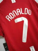 لباس اول منچستریونایتد 2008-2007 (آستین کوتاه) - Image 13