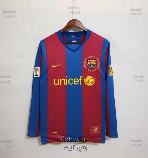 لباس-کلاسیک-بارسلونا-08-2007-11-510x545er لباس اول کلاسیک بارسلونا 2007-2008 (آستین بلند) - Image 1