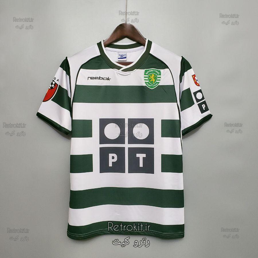 لباس-کلاسیک-اسپورتینگ-لیسبون-2003-2001-1yjty لباس کلاسیک اسپورتینگ لیسبون 2001-2003 (اول) - Image 1