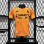 لباس رئال مادرید 2025-2024 نارنجی (دوم-player version)