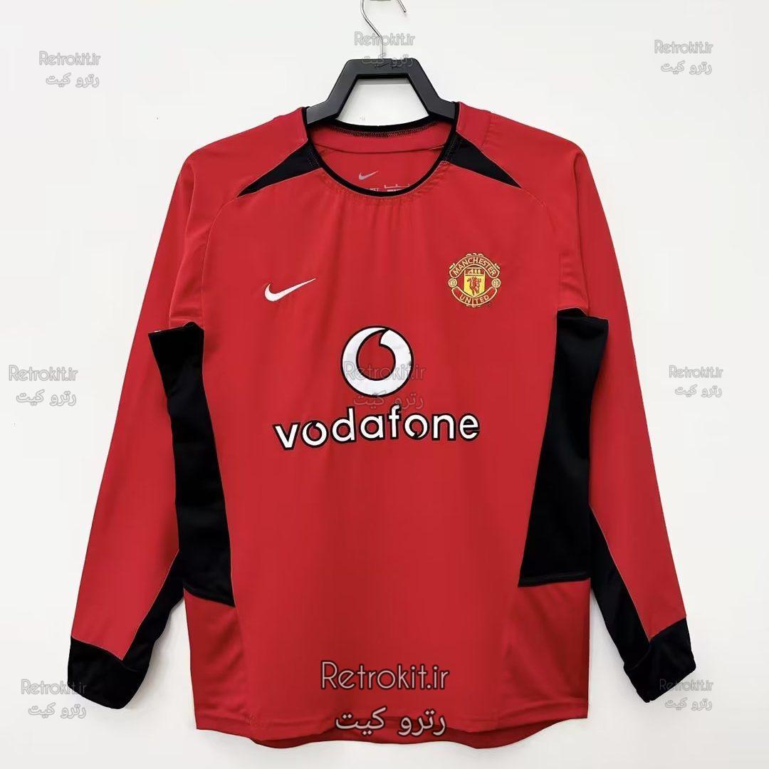 00604576لباس-کلاسیک-منچستریونایتد-2003-2002 لباس کلاسیک منچستریونایتد 2003-2002 (اول-آستین بلند) - Image 1