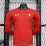 لباس پرتغال یورو 2024 (اول-آستین بلند-player version)