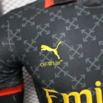 لباس آث میلان 2025-2024 (چهارم-player version) مشکی سبز - Image 11