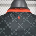 لباس آث میلان 2025-2024 (چهارم-player version) مشکی سبز - Image 3