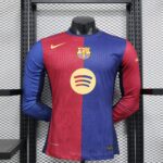 لباس بارسلونا 2025-2024 (اول-آستین بلند-player version)